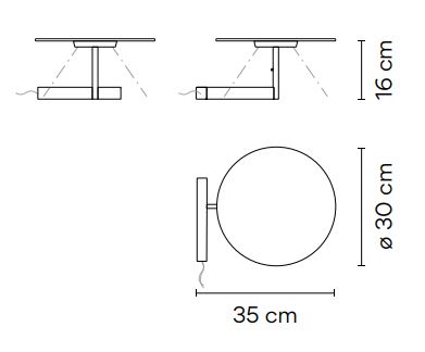 vibia table flat pf